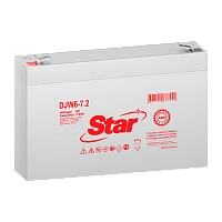 Аккумулятор свинцово-кислотный STAR DJW6-7.2 6V 7.2Ah