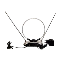 ТВ-Антенна комнатная Вектор AR-028 активная с питанием с усилителем DVB-T/T2 (1/20)