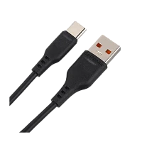 Кабель GoPower GP01T USB (m)-Type-C (m) 1м 2.4A ПВХ черный (1/200/800)