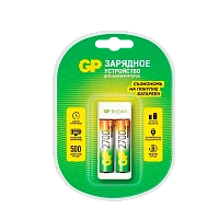 З/У для аккумуляторов GP E211/270AAHCCS-2CR1 AA/AAA Ni-MH 2 слота +2AA 2700mAh (1/5/10)