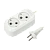 Удлинитель Smartbuy 2р.Б/З 10A 3.0м белый (1/50)