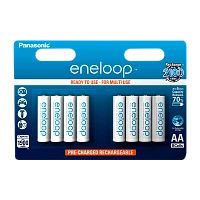 Аккумулятор предзаряженный RTU Panasonic HR6 AA BL8 NI-MH eneloop 1900mAh (8/80/320)
