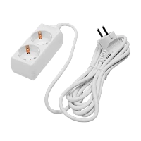 Удлинитель Volsten 2р.С/З 10A 3.0м ПВС 3x0.75мм² IP20 белый (1/40)