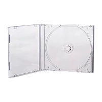 Футляр для CD-box прозрачный Тайвань 10мм 1 С /200/