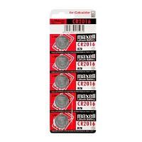 Батарейка Maxell CR2016 BL5 Lithium 3V (5/100/2000)