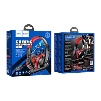 Наушники полноразмерные HOCO W103 с микр. красный (1/40)