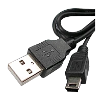 Кабель Гарнизон USB (m)-miniUSB (m) 1м силикон черный (1/200)