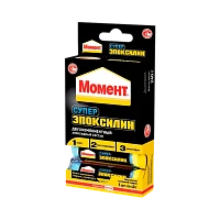 Клей Момент СУПЕР ЭПОКСИ эпоксидный 48г двухкомпонентный BOX5 шоу-бокс (5/40)