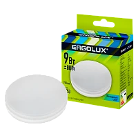 Лампа светодиодная Ergolux GX53 9W 4500К 172-265V рефлектор (1/10/100)
