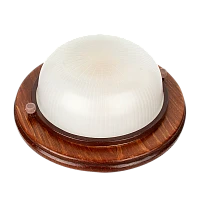 Светильник влагозащищенный Camelion 1302D 60W 230V E27 IP54 накладной орех (1/8)