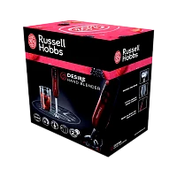 Блендер Russell Hobbs 18976-56 Desire 400W 2 скорости красный черный