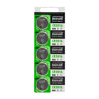 Батарейка Maxell G CR2016 BL5 Lithium 3V (5/100/2000)