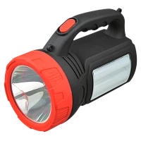 Фонарь туристический Спутник AFP929 5W LED от аккумулятора 2 режима черный красный