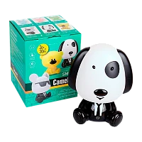 Светильник настольный Camelion KD-895 3W 230V на основании черный белый (1/12)