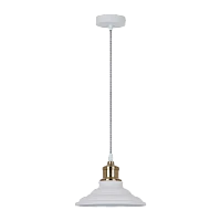 Светильник потолочный Camelion PL-600 LOFT 40W 230V E27 IP20 подвес белый (1/10)