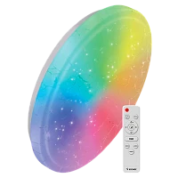Светильник настенно-потолочный Космос FROST Premium 75W 230V LED накладной RGB пульт ДУ (1/5)