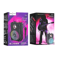 Портативная колонка HOCO BS46 bluetooth 5.0 microSD караоке черный (1/6)