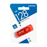 Флеш-накопитель Smartbuy Twist 128GB USB3.0 пластик красный