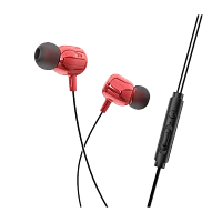 Наушники внутриканальные HOCO M87 с микр. красный (1/21/210)