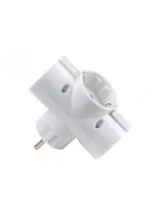 Разветвитель JAZZway AD-3G-R 3р.С/З 16A белый