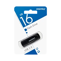 Флеш-накопитель Smartbuy Scout 16GB USB2.0 пластик черный