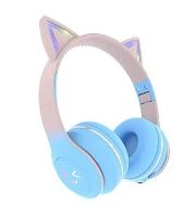 Наушники накладные MORE CHOICE HW25kids bluetooth 5.1 с микр. голубой (1/16/32)