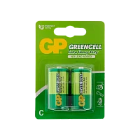 Батарейка GP GreenCell R14 C BL2 Heavy Duty 1.5V (2/20/240)