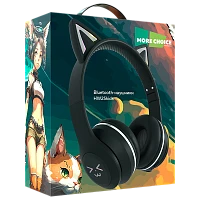 Наушники накладные MORE CHOICE HW25kids bluetooth 5.1 с микр. черный (1/16/32)