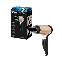 Фен Ergolux ELX-HD01-C64 1200W золотой черный (1/24)