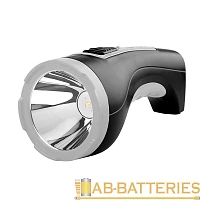 Фонарь туристический Фаzа AccuF2-L3W 3W SMD от аккумулятора прямая подзарядка черный (1/20)