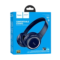 Наушники полноразмерные HOCO W41 bluetooth 5.3 синий (1/60) 