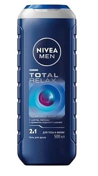 Гель для душа мужской Nivea Total Relax 500мл
