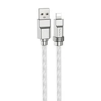 Кабель HOCO U113 USB (m)-Lightning (m) 1м 2.4A силикон золотой (1/22/220)
