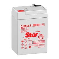 Аккумулятор свинцово-кислотный STAR DJW6-4.5 6V 4.5Ah
