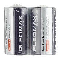 Батарейка Pleomax Super R14 C Shrink 2 Heavy Duty 1.5V (2/24/480/9600)