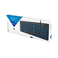 Клавиатура проводная Smartbuy 336 классическая USB черный (1/20)