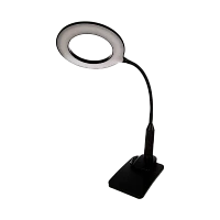 Светильник настольный Camelion KD-814 7W 230V 1LED на основании сенс. 4 ур.ярк. черный (1/6)