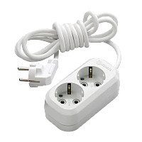 Удлинитель Makel 2р.С/З 3.0м 3x0.75мм² IP20 белый MGP113 (1/12)