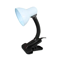 Светильник настольный Ultraflash UF-320P 60W 230V E27 прищепка белый (1/36)