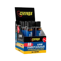 Клей Секунда 88 30мл универсальный особопрочный BOX10 (10/60)