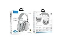 Наушники полноразмерные HOCO W52 bluetooth 5.4 с микр. серебряный (1/40)