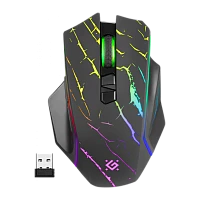 Мышь беспроводная Defender GM-503 URAN игровая USB черный (1/60)