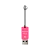 Картридер Smartbuy 706 USB2.0 microSD розовый (1/20)