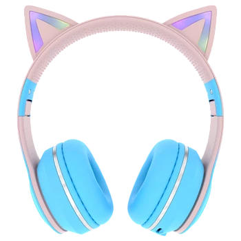 Наушники накладные MORE CHOICE HW25kids bluetooth 5.1 с микр. голубой (1/16/32)