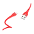Кабель HOCO X45 USB (m)-Lightning (m) 1.0м 2.4A силикон красный (1/22/220)