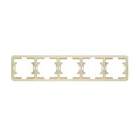 Рамка Makel Mimoza 5пост. кремовый 32059 (1/5)