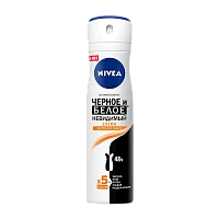 Дезодорант женский Nivea Невидимая защита для черного и белого Extra спрей 150мл (1/12)