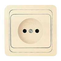 Розетка Makel Mimoza 1гн. 16A кремовый 25022