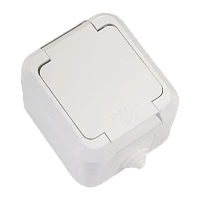 Розетка накладная Makel Nemli Yer со шторкой 18304 (1/10)