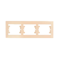 Рамка Makel Defne 3пост. кремовый 42010703 (1/20)